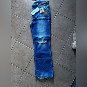 Women's Blue Flare Jeans